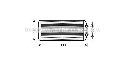 Радиатор отопителя CITROEN: BERLINGO (B9) 1.6i/HDi/VTi/BlueHDi 08-, C4 GRAND PICASSO I (UA) 1.6-2.0i/HDi/THP/VTi 06- \ PEUGEOT: PARTNER 1.6i/HDi/BlueHDi 08-